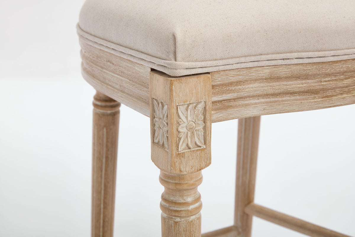 French Country 26'' Height Bar Chairs Set of 2