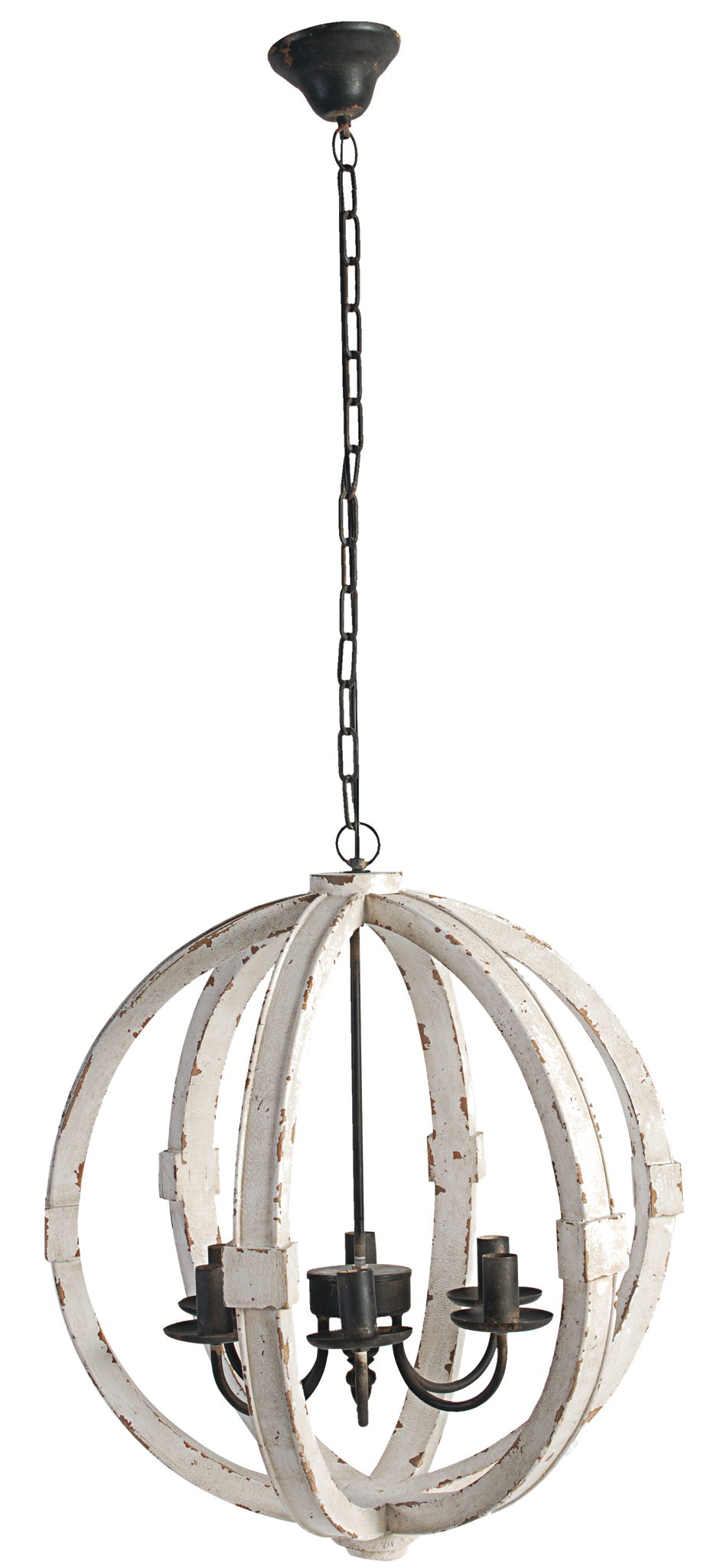 Chandelier, Hanging Light Fixture With Adjustable Chain For Kitchen, Bulb Not Included