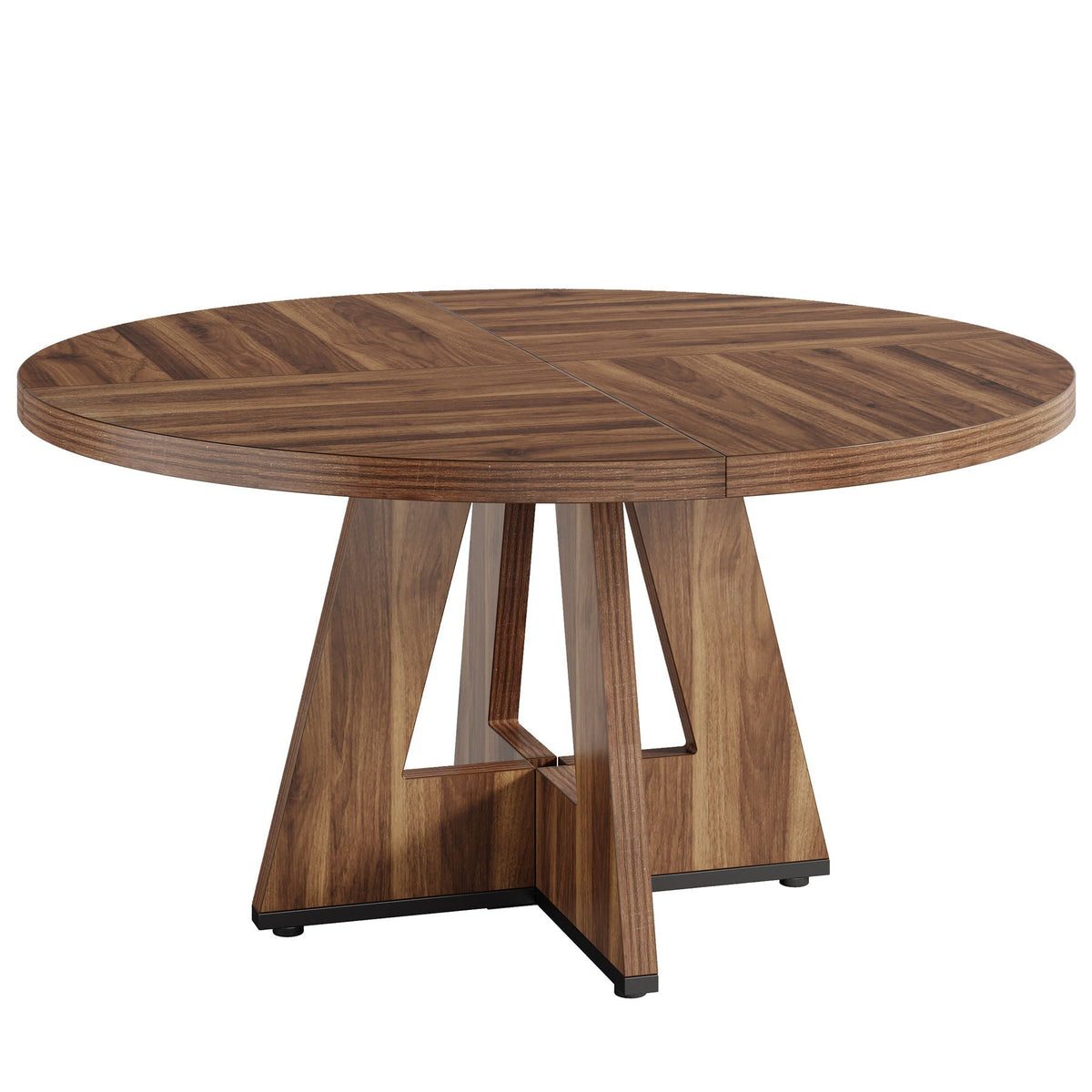 Round Dining Cross Base Kitchen Table