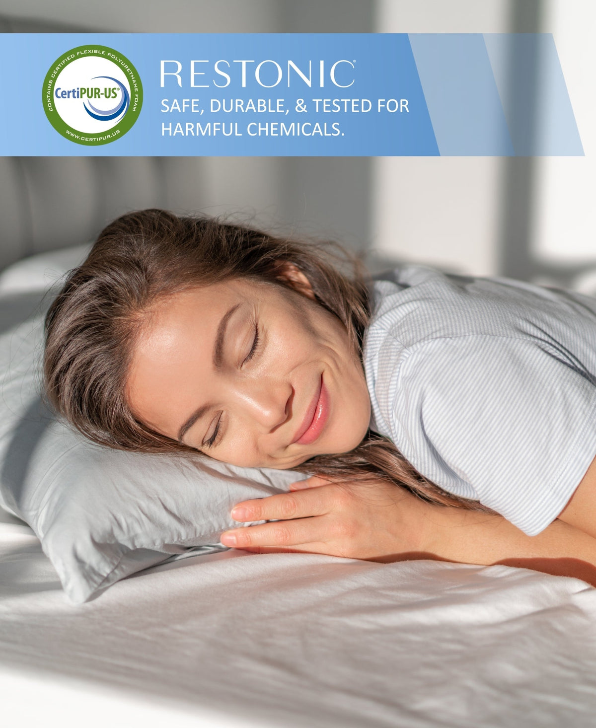 Restonic ComfortCare Hybrid Restful Nights Plush Twin XL Mattress