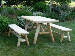 Solid Wood Farmhouse Dining Table