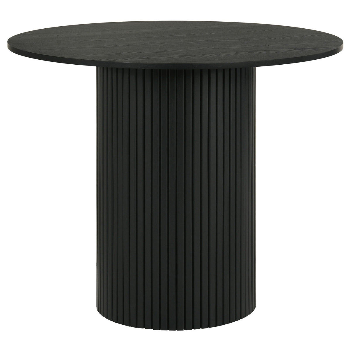 Hamlyn 5-piece Round Wood Counter Height Dining Set Grey and Black
