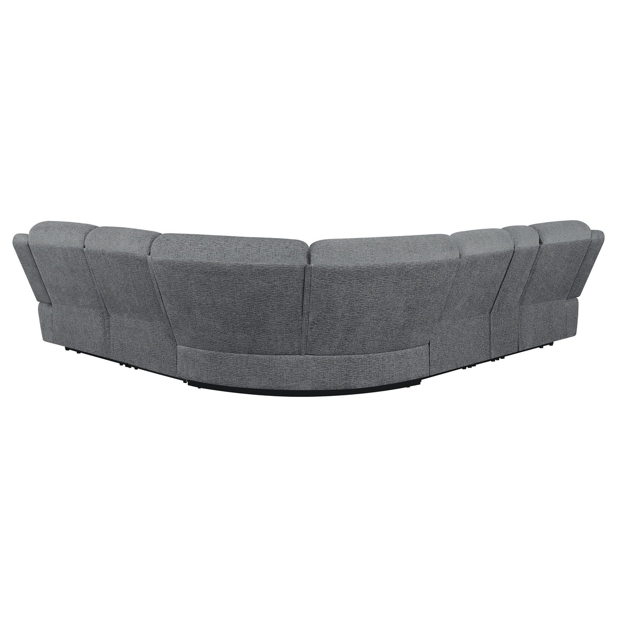 Bahrain 6-piece Modular Reclining Sectional Sofa Charcoal