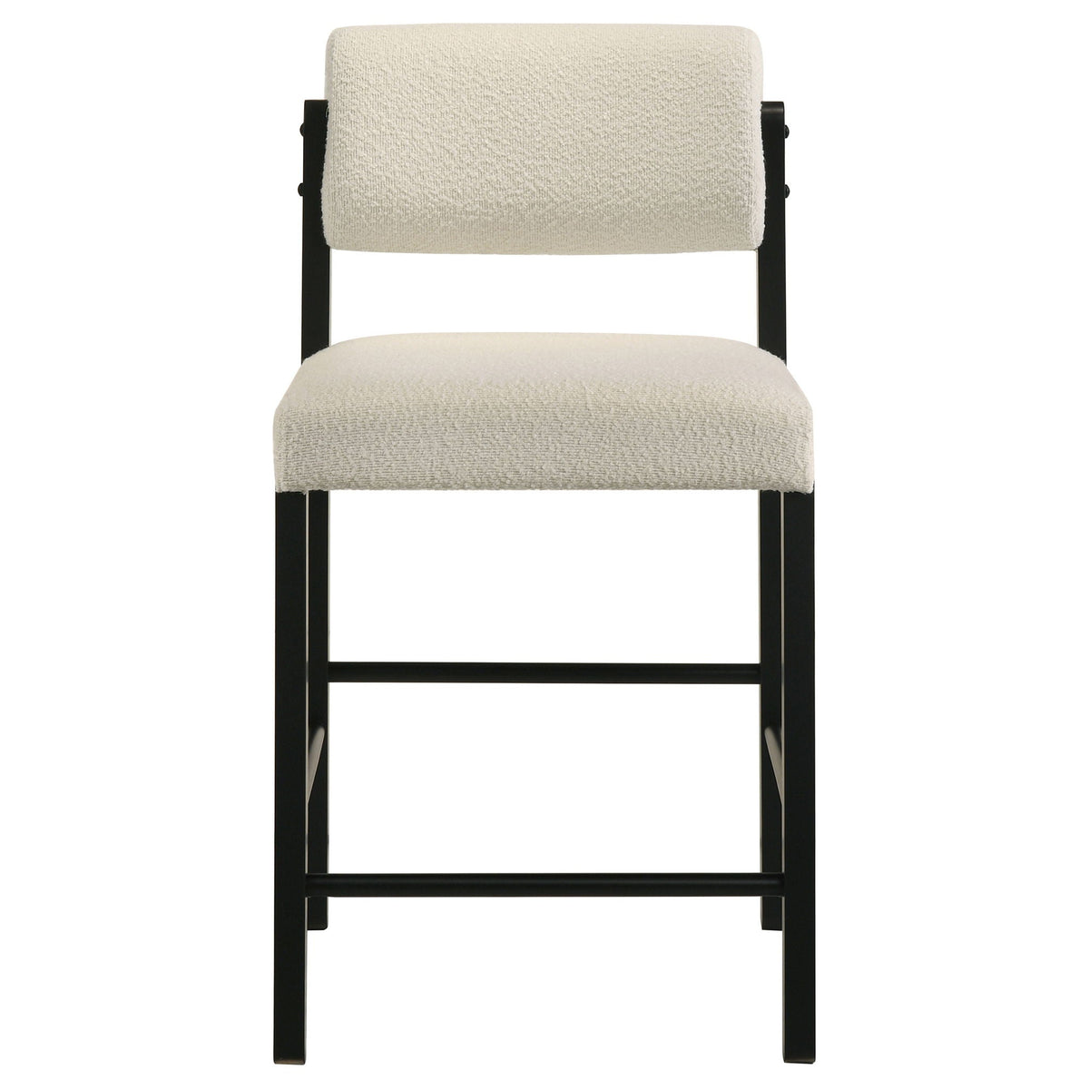 Hamlyn 5-piece Round Wood Counter Height Dining Set Cream and Black