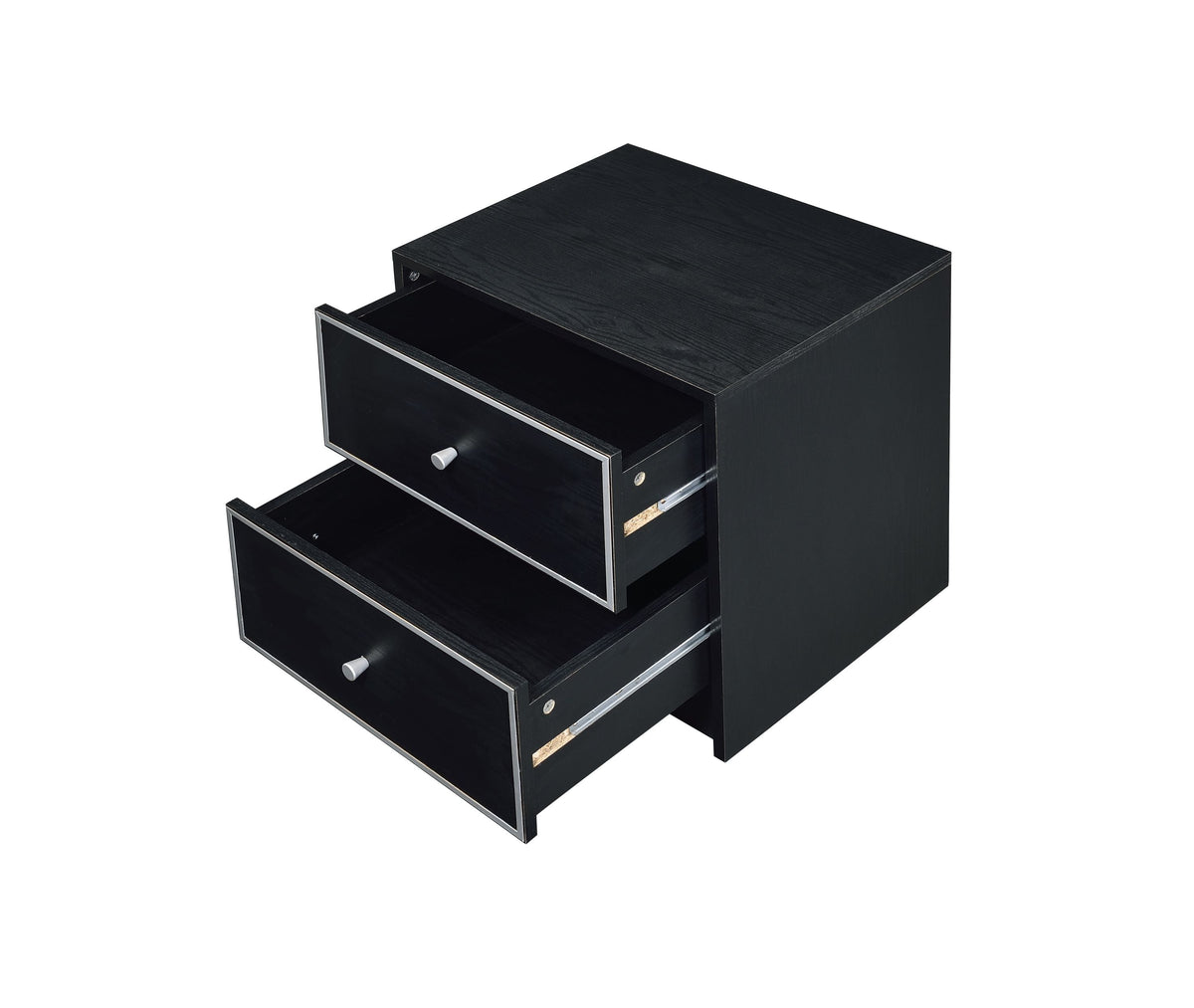 Modern Black Nightstand Table