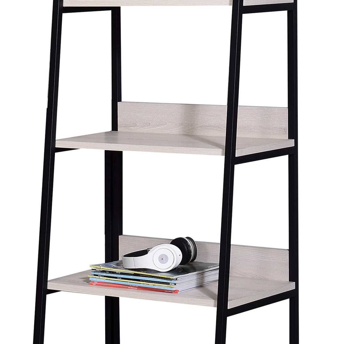 Wendral Natural & Black Finish 24"W Bookshelf