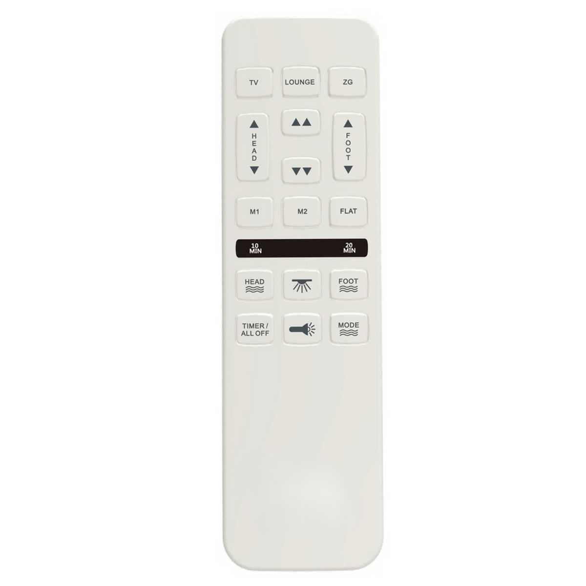 Queen Adjustable Bed Base with Vibration Modes and Adjustable Positions