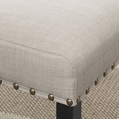 Eleanor Upholstered Dining Chairs with Nailhead Trim - Set of 2
