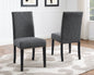 Eleanor Upholstered Dining Chairs with Nailhead Trim - Set of 2