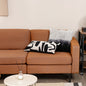 Modular 3-Seat L-shaped Sectional Sofa with Reversible Chaise and 2 USB Ports-Green