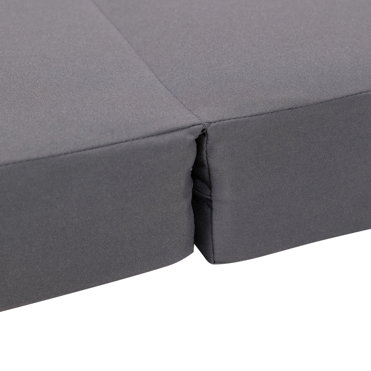Gray Broadway Ian Chaise Lounge Cushion (Triple Folds)