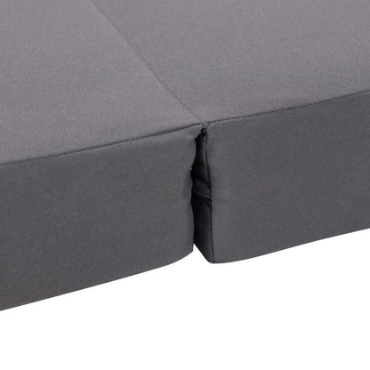 Gray Broadway Ian Chaise Lounge Cushion (Triple Folds)