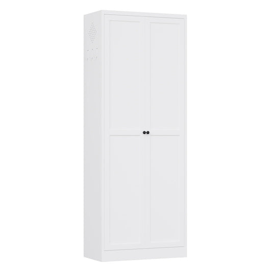 Kitchen Pantry Cabinet With Doors, Heavy-Duty Freestanding Storage Organizer