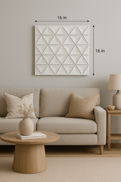 White Wooden Wall Décor – Modern Rustic Wall Art