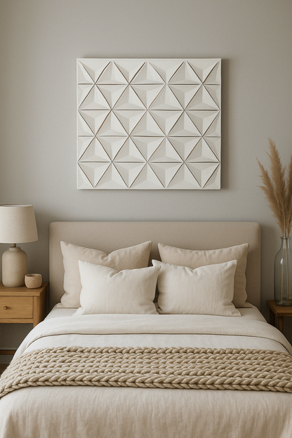 White Wooden Wall Décor – Modern Rustic Wall Art