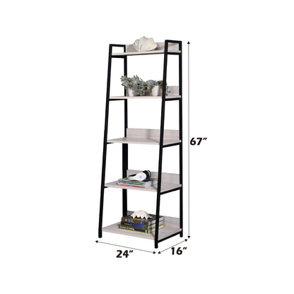 Wendral Natural & Black Finish 24"W Bookshelf