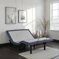 Queen Adjustable Bed Base with Vibration Modes and Adjustable Positions