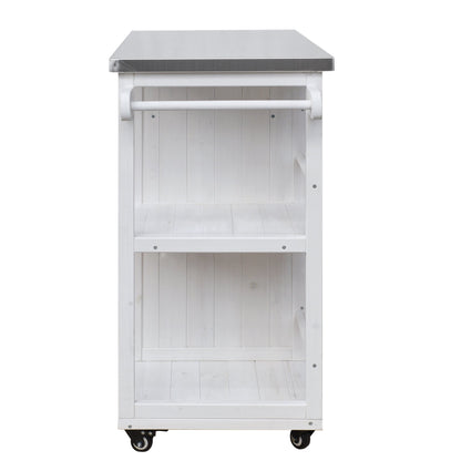 Outdoor Kitchen Island Fir Wood Prep Station