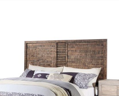 Andria Reclaimed Oak Finish Queen Bed