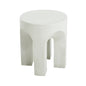 Outdoor MGO Round Top Side Table in Antique White