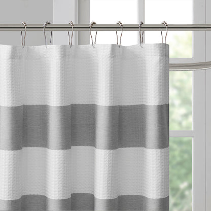 Shower Curtain with 3M Treatment Grey 72x72"