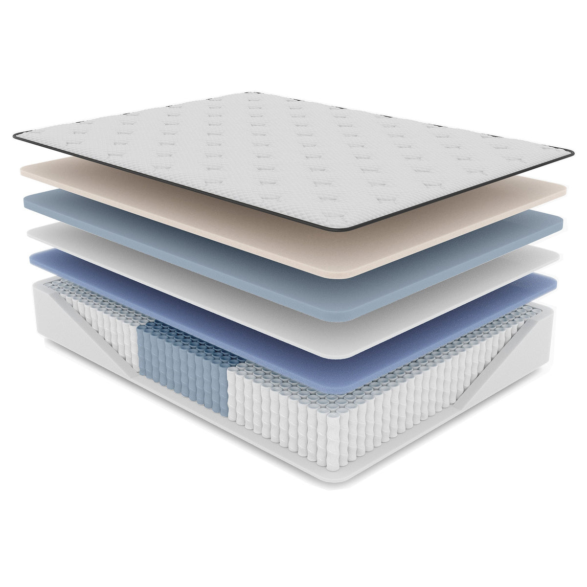 Diamond Hughes Cool Responsive Latex Hybrid Mattress - Queen 14.5" Firm