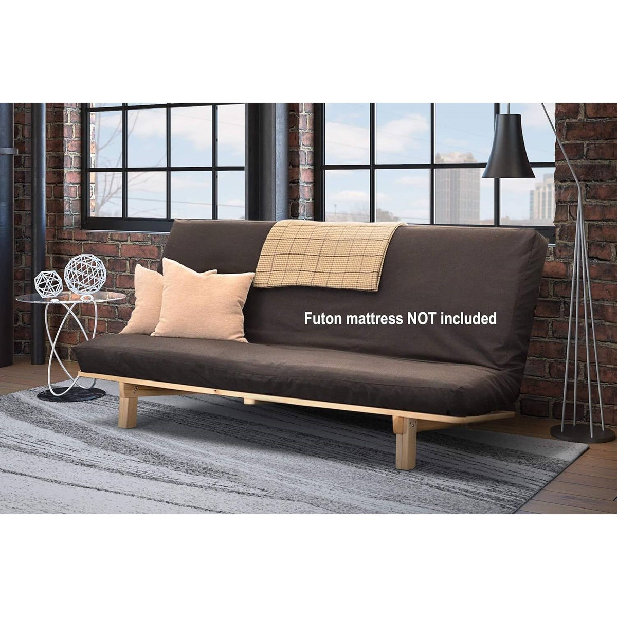 Full size Solid Wood Futon Sofa Bed Frame - Made in the USA