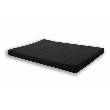 Full size 6-inch Thick Futon Mattress in Black