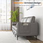 Modular 1/2/3/4-Seat L-Shaped Sectional Sofa Couch with Socket USB Port-3-Seat with USB port