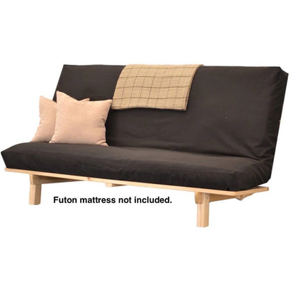 Queen size Solid Wood Futon Sofa Bed Frame - Made in the USA