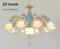 Dining Room Chandelier Light Modern Lighting Bedroom Crystal Lamp Living Lights Nordic Decoration Lamps Home