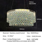 Luxury Crystal Chandelier Light Ceiling Hanging Lamps Home Decoration Dining Room Chandeliers Lights Lighting for Living Room