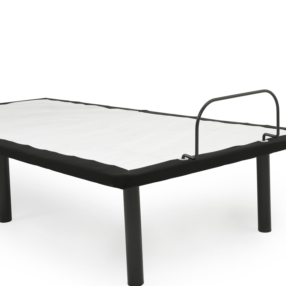 Model H Adjustable Base Full Size Metal Bed Frame Grey