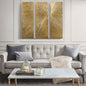 Lumina Aurea™ — Signature Sunburst Hand-Painted Triptych