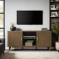 Modern 60 Inch TV Stand in Classic Walnut Finish