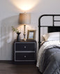 Modern Black Nightstand Table