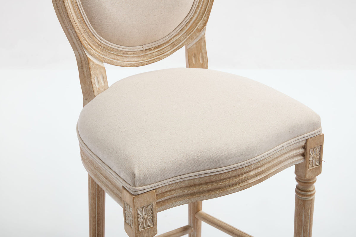 French Country 26'' Height Bar Chairs Set of 2