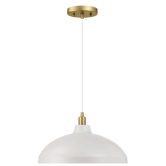 Astral - Single Light Pendant Lamp For Entrance Kitchen Island - Gold / White