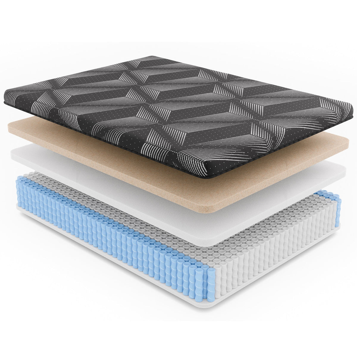 Diamond Matrix Copper Cooling Hybrid King Mattress