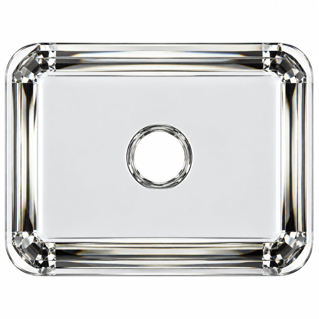 Elkay Lustertone 20-1/2" Undermount Single Basin Stainless Steel Kitchen Sink with Basket Strainer Model:ELUH1814PD